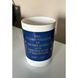 Berkshire Queen Elizabeth II Prince Philip Golden Wedding Mug Sandringham House
